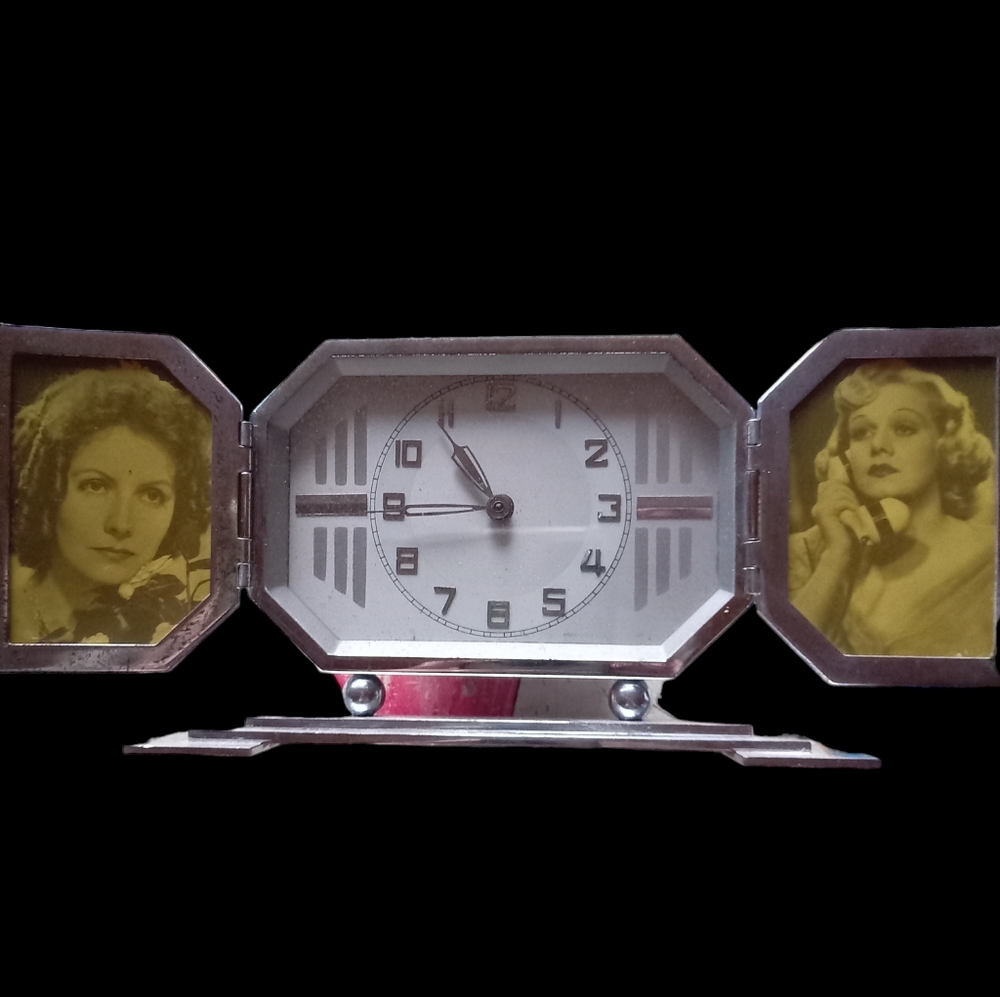 Antique Art Deco Desktop Clock